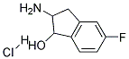 2-AMINO-5-FLUORO-INDAN-1-OL HYDROCHLORIDE 结构式
