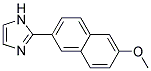 2-(6-METHOXY-NAPHTHALEN-2-YL)-1H-IMIDAZOLE 结构式