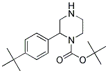 2-(4-TERT-BUTYL-PHENYL)-PIPERAZINE-1-CARBOXYLIC ACID TERT-BUTYL ESTER 结构式