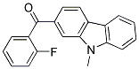 (2-FLUORO-PHENYL)-(9-METHYL-9H-CARBAZOL-2-YL)-METHANONE 结构式