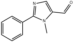 1-甲基-2-苯基-1H-咪唑-5-甲醛 结构式