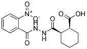 (1S,2R)-2-([2-(2-NITROBENZOYL)HYDRAZINO]CARBONYL)CYCLOHEXANECARBOXYLIC ACID 结构式