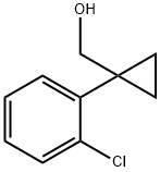 [1-(2-氯苯基)环丙基]甲醇 结构式