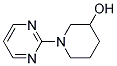 1-PYRIMIDIN-2-YL-PIPERIDIN-3-OL 结构式