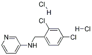 (2,4-DICHLORO-BENZYL)-PYRIDIN-3-YL-AMINE DIHYDROCHLORIDE 结构式