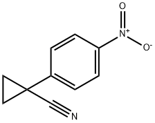 1-(4-硝基苯基)环丙烷甲腈 结构式