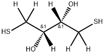 1,4-DITHIOTHREITOL-1,1,2,3,4,4-D6 结构式