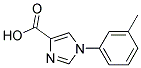1-(3-METHYLPHENYL)-1H-IMIDAZOLE-4-CARBOXYLIC ACID 结构式