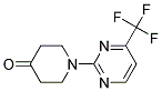 1-[4-(TRIFLUOROMETHYL)-2-PYRIMIDINYL]TETRAHYDRO-4(1H)-PYRIDINONE 结构式