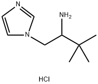 1-(1H-咪唑-1-基)-3,3-二甲基丁-2-胺二盐酸盐 结构式