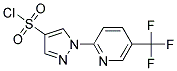 1-[5-(TRIFLUOROMETHYL)-2-PYRIDINYL]-1H-PYRAZOLE-4-SULFONOYL CHLORIDE 结构式