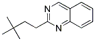 2-(3,3-DIMETHYL-BUTYL)-QUINAZOLINE 结构式