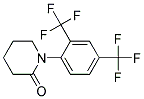 1-(2,4-BIS-TRIFLUOROMETHYL-PHENYL)-PIPERIDIN-2-ONE 结构式