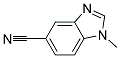 1-METHYL-1H-BENZIMIDAZOLE-5-CARBONITRILE 结构式