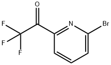1-(6-BROMOPYRIDIN-2-YL)-2,2,2-TRIFLUOROETHANONE 结构式