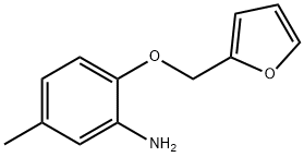 2-(2-FURYLMETHOXY)-5-METHYLANILINE 结构式