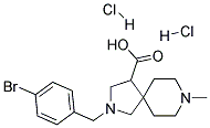 2-(4-BROMO-BENZYL)-8-METHYL-2,8-DIAZA-SPIRO[4.5]DECANE-4-CARBOXYLIC ACID DIHYDROCHLORIDE 结构式