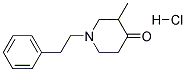 1-(2-PHENYLETHYL)-3-METHYL-4-PIPERIDINONE HYDROCHLORIDE 结构式