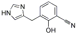 2-HYDROXY-3-(1H-IMIDAZOL-4-YLMETHYL)-BENZONITRILE 结构式
