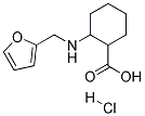 2-[(FURAN-2-YLMETHYL)-AMINO]-CYCLOHEXANECARBOXYLIC ACID HYDROCHLORIDE 结构式