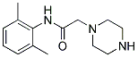 1-(2,6-二甲基乙酰苯胺)哌嗪 结构式