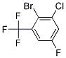 2-Bromo-3-Chloro-5-Fluorobenzotrifluoride 结构式