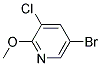 2-Methoxy-3-Chloro-5-Bromo-Pyridine 结构式