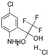 1-(2-Amino-5-Chlorophenyl)-2,2,2-Trifluoroethane-1,1-Diol HCl 结构式