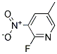 2-氟-3-硝基-5-甲基吡啶 结构式