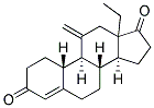 13-ethyl-11-methylene-gon-4(5)-ene-3,17-dione 结构式
