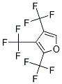 2,3,4-Tris(trifluoromethyl)furan 结构式