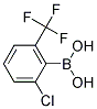 2-Chloro-6-(trifluoromethyl)benzeneboronic acid 结构式