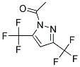 1-Acetyl-3,5-bis(trifluoromethyl)-1H-pyrazole 结构式