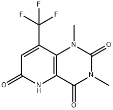 1,3-二甲基-8-(三氟甲基)-1,5-二氢吡啶并[3,2-D]嘧啶-2,4,6(3H)-三酮 结构式