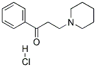 1-(3-Oxo-3-phenylpropyl)piperidine hydrochloride 结构式