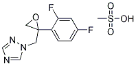 1-[2-(2,4-Difluorophenyl)-2,3-Epoxypropyl]-1H-1,2,4-Triazole Methanesulfonate 结构式