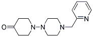 1-(4-PYRIDIN-2-YLMETHYL-PIPERAZIN-1-YL)-PIPERIDIN-4-ONE 结构式