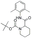 1-BOC-PIPERIDINE-2-CARBOXYLIC ACID (2,6-DIMETHYL-PHENYL)-AMIDE 结构式