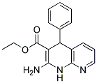 2-AMINO-4-PHENYL-1,4-DIHYDRO-[1,8]NAPHTHYRIDINE-3-CARBOXYLIC ACID ETHYL ESTER 结构式