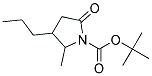 2-METHYL-5-OXO-3-PROPYLPYRROLIDINE-1-CARBOXYLIC ACID TERT-BUTYL ESTER 结构式