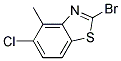 2-BROMO-5-CHLORO-4-METHYLBENZOTHIAZOLE 结构式