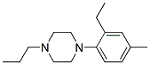 1-(2-Ethyl-4-Methylphenyl)-4-Propylpiperazine 结构式