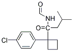 1-(4-Chlorophenyl)-N-Formyl-A-(2-Methylpropyl)CyclobutaneMethanalamine 结构式