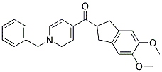 (+)-1-Benzyl-4-(5,6-Dimethoxy-L-Oxoindan-2-YlMethyl)Pyridine 结构式