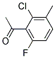 2'-氯-6'-氟-3'-甲基苯乙酮, 97+% 结构式