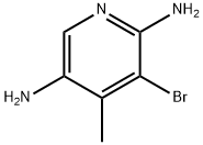2,5-Diamino-3-bromo-4-picoline 结构式