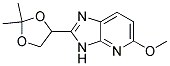 2-(2,2-dimethyl-1,3-dioxolan-4-yl)-5-methoxy-3H-imidazo[4,5-b]pyridine 结构式