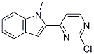 2-(2-Chloro-pyrimidin-4-yl)-1-methyl-1H-indole 结构式