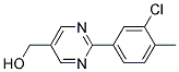 [2-(3-chloro-4-methylphenyl)pyrimidin-5-yl]methanol 结构式