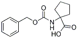 1-{[(benzyloxy)carbonyl]amino}cyclopentanecarboxylic acid 结构式